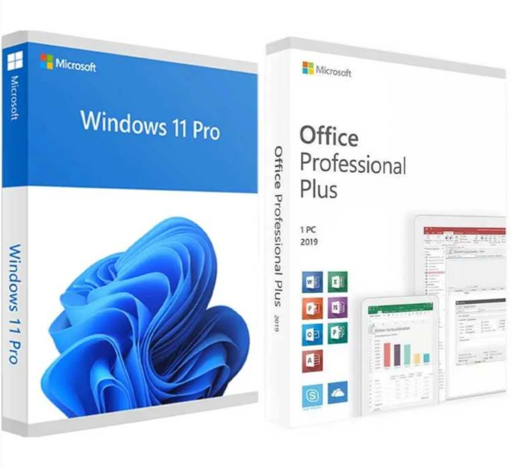 Pachet licente Microsoft Windows 11 Professional + Microsoft Office 2019 Professional Plus